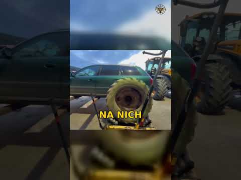 Audi Na Kołach Od Traktora?