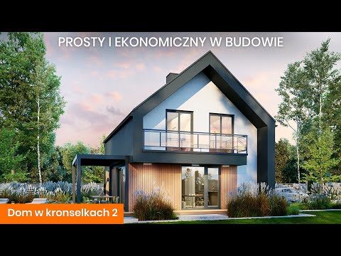 Dom w kronselkach 2 – Prosty i ekonomiczny w budowie - ARCHON+ Projekty Domów