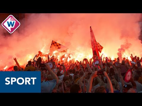 Sfeerbeelden huldiging tweede divisie-kampioen Katwijk