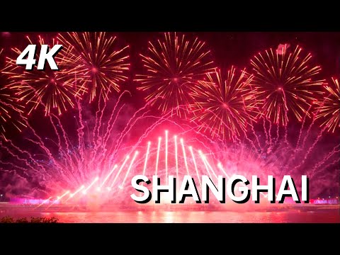 2026 China New Year! Shanghai Fireworks Show! New Year’s Eve in China