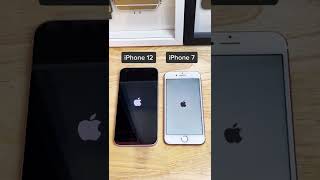 iPhone 13 vs 7 Rose Gold, Power ON Challenge!                 #iphone13 #poweron #phonetest #iphone7