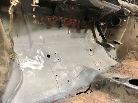 Classic Mini Clubman Budget Restoration - Toeboard Rust Removal