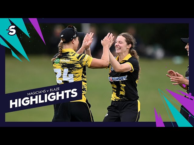 Hannah Francis Delivers With The Ball! Magicians v Blaze | Super Smash 2025/26 Highlights