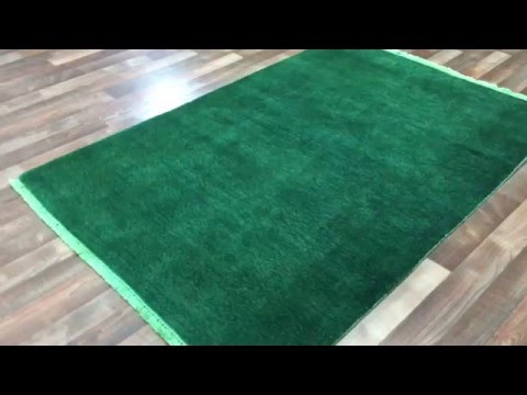 Green Overdye Small Oriental Rug 4'X5'10 - A 1165