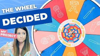 I Spun a Wheel to Pick My Hook, Yarn, and Project (It did not go well) 😂