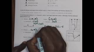 Math 1314 College Algebra Exam 1 Review Part I