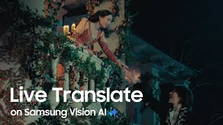 Samsung Vision AI: Live Translate
