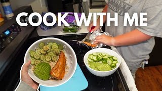 COOK WITH ME | Easy, Simple, SALMON BOWL