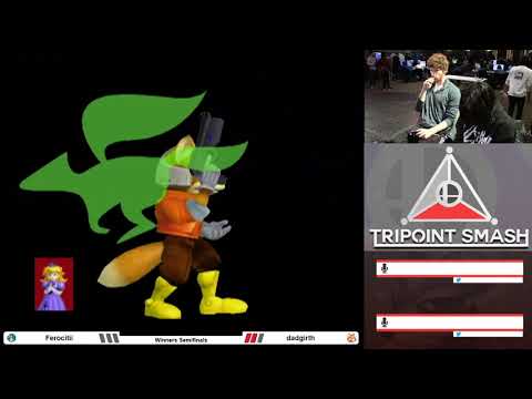 Tripoint Smash 92 Melee Winners Semis - Ferocitii (Peach) vs dadgirth (Fox)