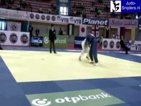 Judo 2009 Tunis: Papaux (SUI) - Nabiev (UZB) [-73kg].