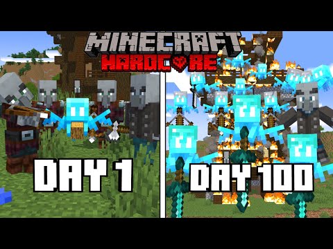 Aku bertahan 100 hari jadi allay di Minecraft hardcore