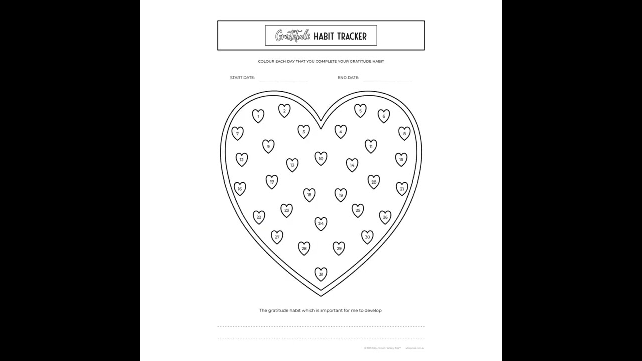 Things To Be Thankful For - Printable Gratitude Journal-Quick View