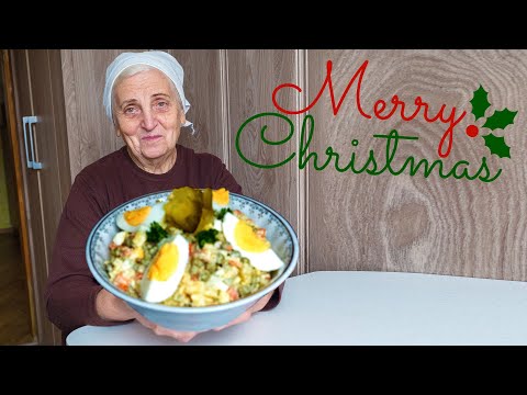 Traditional Lithuanian White Salad - English Subtitles