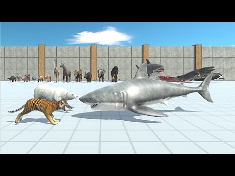 2 VS 1 ALL MAMMALS VS AQUATICS - Animal Revolt Battle Simulator