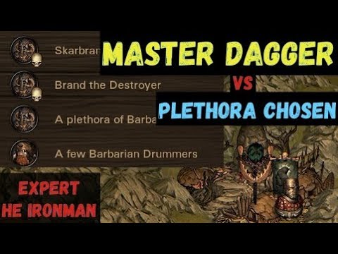 Battle Brothers WotN: Master dagger vs plethora barbarian chosen - expert