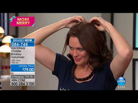 HSN | Christie Brinkley Hair Extensions & Skincare 10.10.2017 - 07 PM