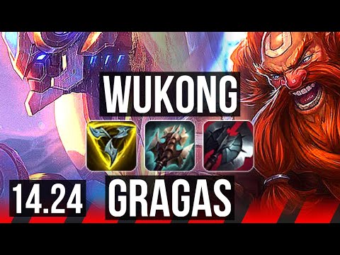 WUKONG vs GRAGAS (TOP) | KR Master | 14.24