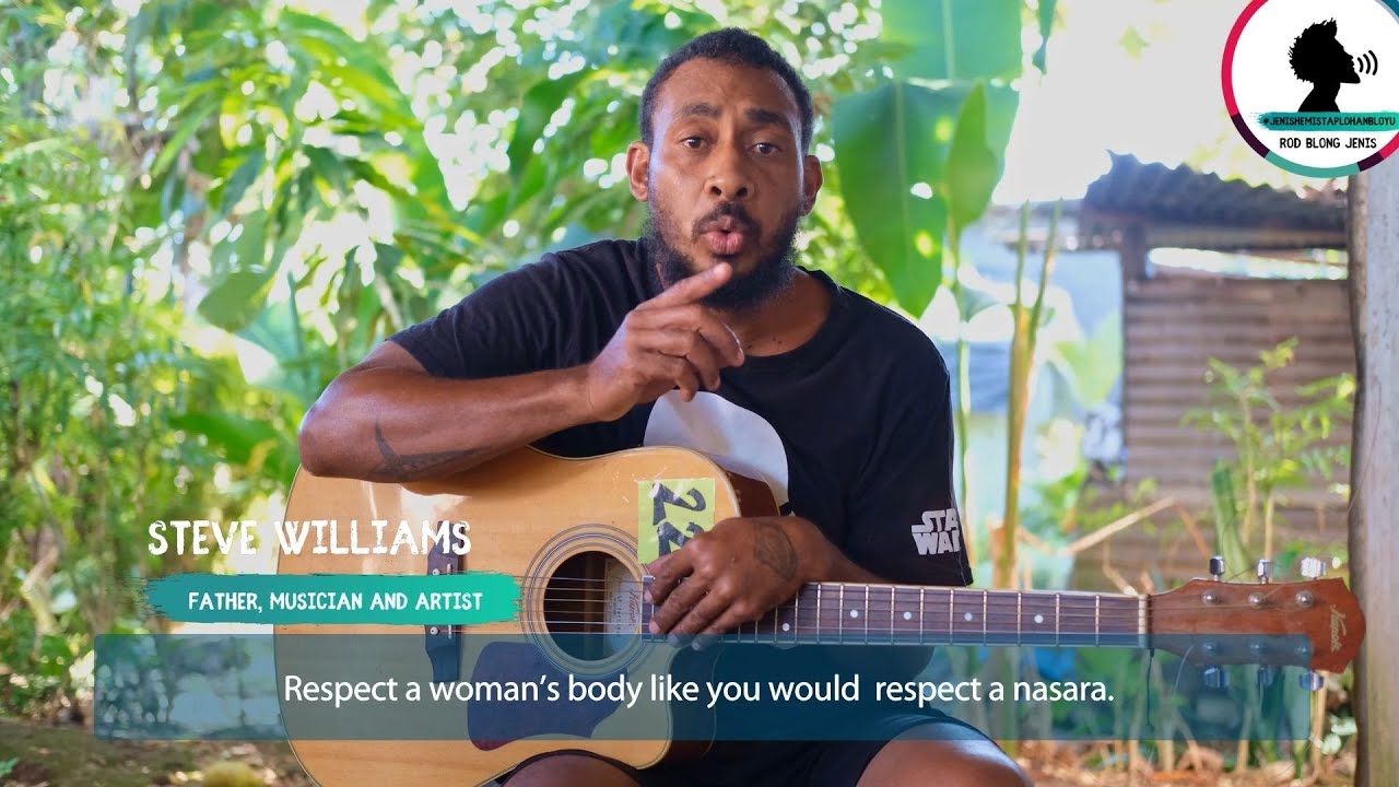 Steve Williams Vanuatu Artist & Musician - Male Champion of Change, 16 Days of Activism 2021