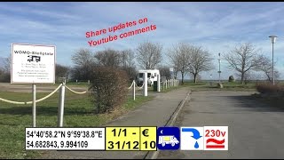 preview picture of video 'Maasholm Stellplatz + Hafen - copy GPS unten im Text'