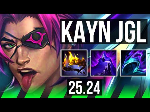 KAYN vs SHACO (JGL) | 27/2/2 | EUW Challenger | 25.24