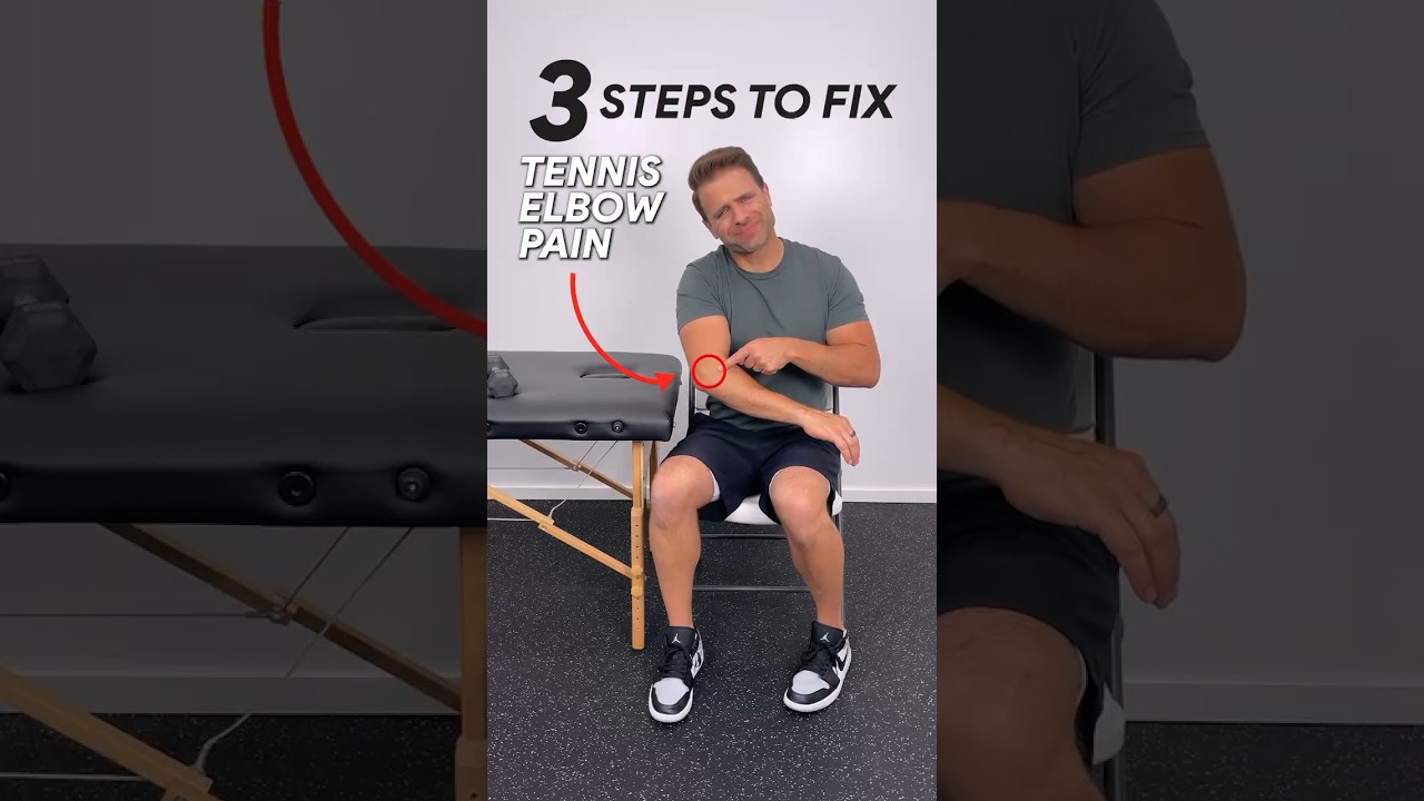 Fix Your Tennis Elbow Pain At Home With These THREE Things!