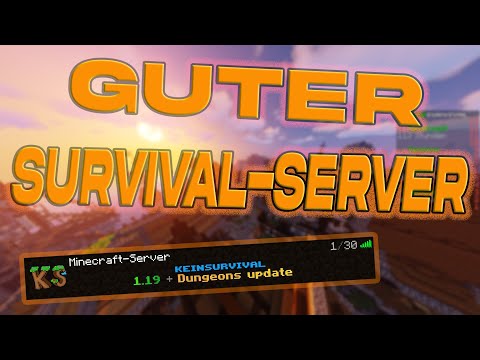A REALLY GOOD SURVIVAL SERVER!  - Minecraft server introduction |  KeinSurvival.de - DMB