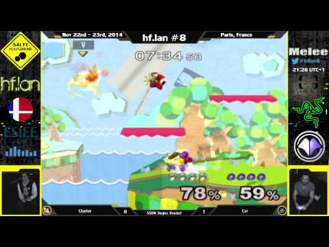 hf.lan 8 - Charlon (Fox, Marth) Vs. Cyr (Samus) - SSBM Singles Losers Bracket R5