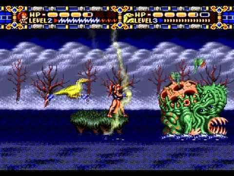 Alisia Dragoon Sega Mega Drive gameplay