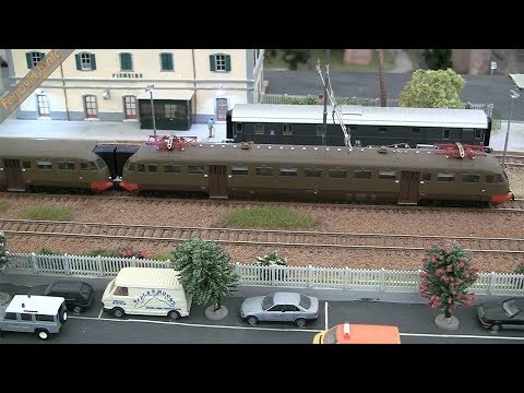 Il plastico del Gruppo Fermodellistico Piombinese all'Hobby Model Expo di Novegro 2017