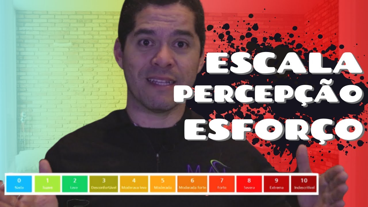 Como usar a escala de Percepção de Esforço