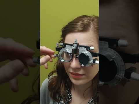 Trial Frame Refraction (low vision)