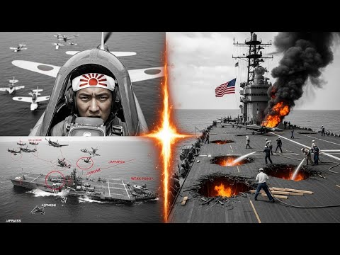 SIX KAMIKAZE HITS BUT ONE WOODEN SHIP STILL FLOATING
