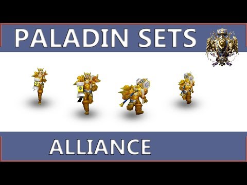 WOW Classic: Paladin Alliance all Sets and Animations