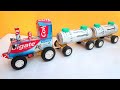How To Make FREIGHT TRAIN With Colgate Box At Home Amazing Diy Toothpaste Box Train