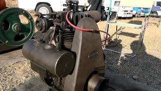 preview picture of video 'Old Engines in Japan 1950s IDA Oil and Diesel Fuel ENGINE 2hp (1080p 60fps)'