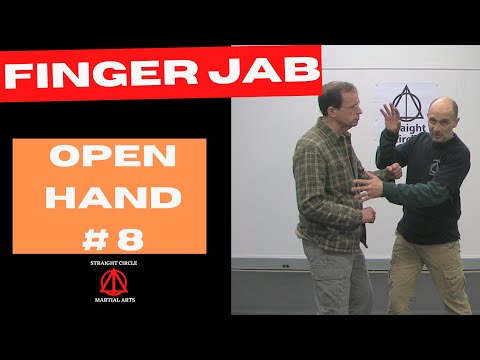 Open hand in a fight #8. Finger jab