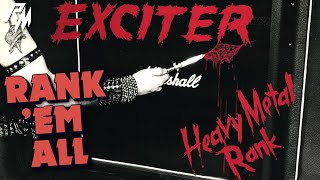 EXCITER: Albums Ranked (From Worst to Best) - Rank 'Em All (Canadian Speed Metal)