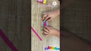 DIY / glitter paper kids rakhi @rishusactivityfun8949 # shorts #