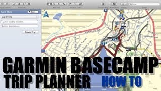 preview picture of video 'Garmin Basecamp How To Use Trip Planner & Yelp Search'