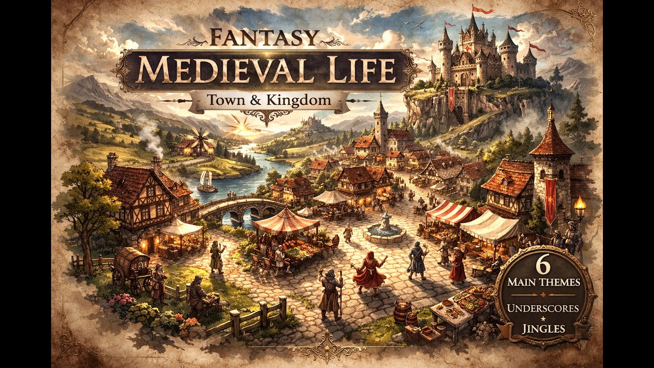 Fantasy Medieval Life: Town & Kingdom – Orchestral Music (Unity Asset Store Demo)