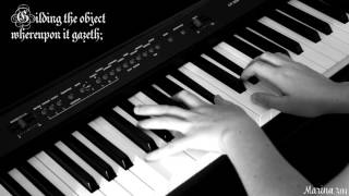 A WOMAN'S FACE (Rufus Wainwright) piano cover + lyrics