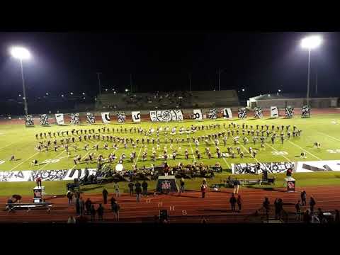 2019 Oak Mountain High School Band Final halftime performance 11-1-19 "A Race Against Time"