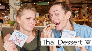 Street Food In Thailand ~ MUST EAT Thai Dessert! 🌮 (khanom buang)