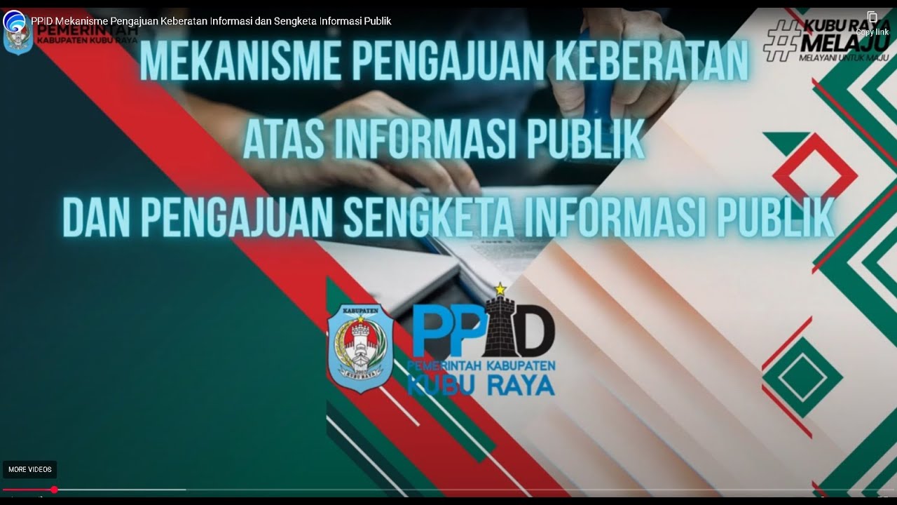 PPID Mekanisme Pengajuan Keberatan Informasi dan Sengketa Informasi Publik
