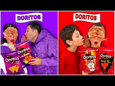 Guess The World's SPICIEST CHIP Challenge *Kids Went Crazy* | Familia Diamond
