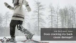 Does cracking my back cause damage?