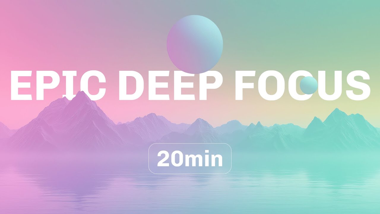 Epic Deep Focus Music 🎧 20mins – A Blitzit Playlist