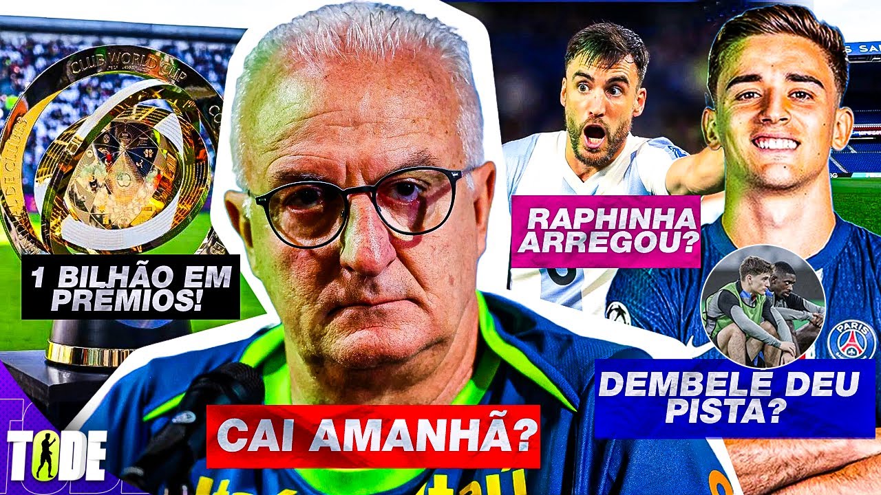 Dia D pro Dorival Jr: CAI OU NÃO? l Dembele deu pista de GAVI no PSG? l Raphinha ARREGOU? l Mundial