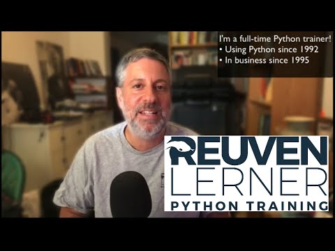 Reuven Lerner, Python Training: PyCon APAC 2022 virtual booth