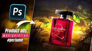 Perfume Product Manipulation Ads Design | Grapoint | Social Media Post Design | Photoshop Tutorial
